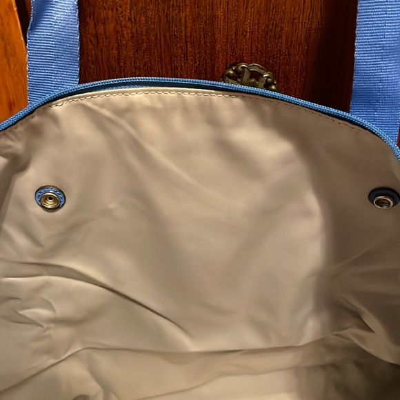 Coach pack away tote. medium blue. - Picture 4 of 8